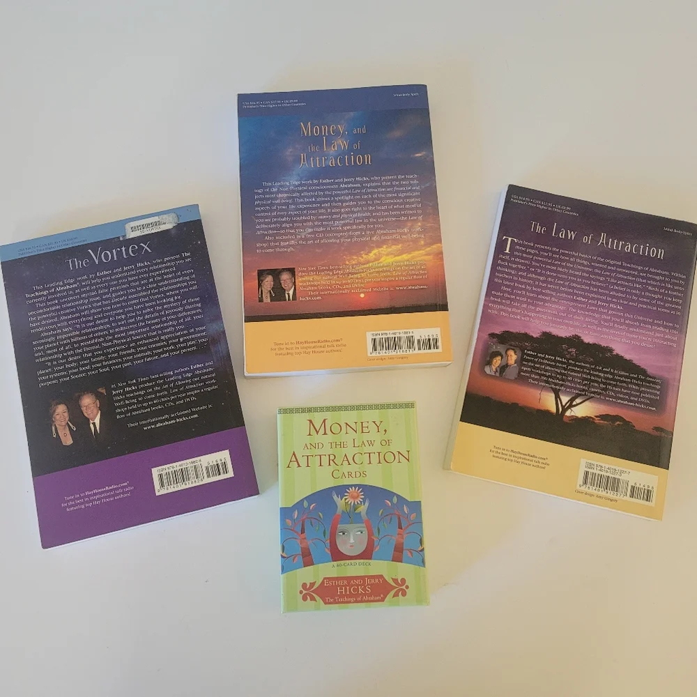 Abraham Hicks Soft Back Books and Affirmation Cards - Picture 2 of 4